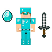 Mattel minecraft® figurka alex v diamantovém brnění 9 cm, htn09