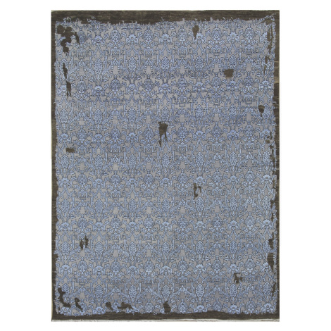 Diamond Carpets koberce Ručně vázaný kusový koberec Diamond DC-M 5 Silver/natural - 160x230 cm