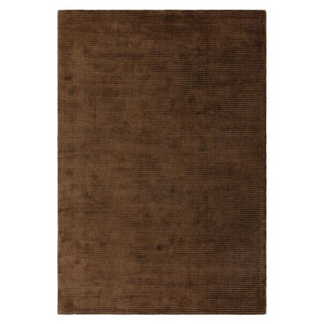 Tmavě hnědý ručně tkaný koberec 120x170 cm – Asiatic Carpets