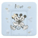 CEBA - Podložka přebalovací měkká na komodu 75x72 Disney Minnie & Mickey Blue