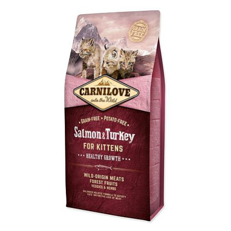 CARNILOVE Salmon and Turkey Kittens Healthy Growth 6 kg