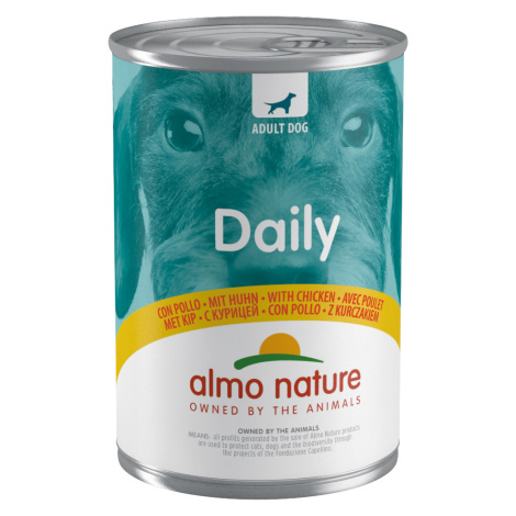 Almo Nature Daily - výhodná sada 12 x 400 g - Kuře Almo Nature Holistic