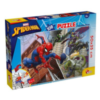 Oboustranné podlahové puzzle 108 dílků Marvel Spiderman LISCIANI 99702