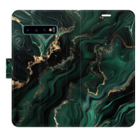 iSaprio Flip pouzdro Emerald 02 pro Samsung Galaxy S10