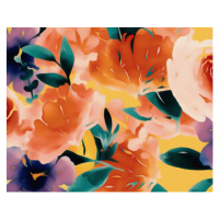 Ilustrace Modern Blooms, Michelle Alexander, (40 x 30 cm)