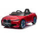 Elektrické autíčko BMW i4 červené