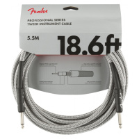 Fender Professional Series 18,6 Instrument Cable White Tweed