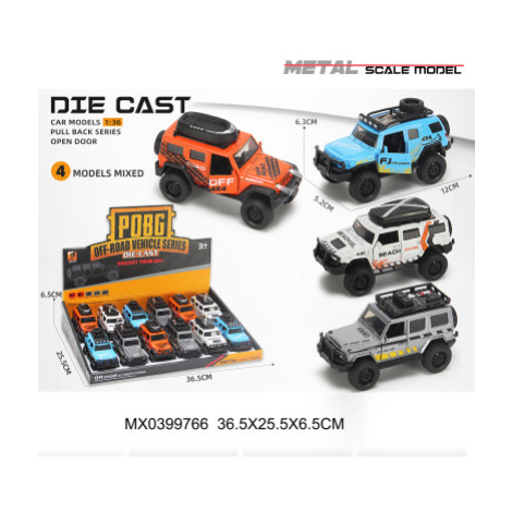 Džíp Off Road 1:36 ALLTOYS
