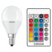 OSRAM LED STAR+ CL P RGBW FR 40 stmívatelné ovladačem 5,5W/827 E14