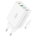 Nabíječka XO Wall charger L120 3x USB, 1x USB-C, 18W (white)