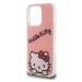 Hello Kitty IML Daydreaming Logo Kryt iPhone 15 Pro růžový