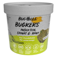 BugBell BugKeks Adult s hmyzem, špenátem a konopím - výhodné balení: 4 x 150 g