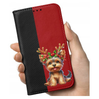 Pouzdro Pro Xiaomi Redmi 7 Obal Magnetické Vánoce