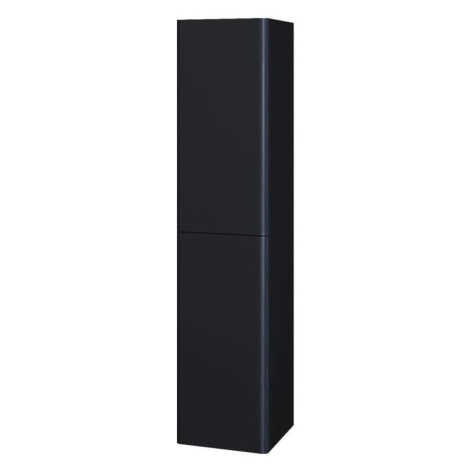 MEREO Siena, koupelnová skříňka 155 cm vysoká, L/P, černá mat CN444LP