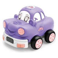 Auto s obličejem RC 13 cm fialové