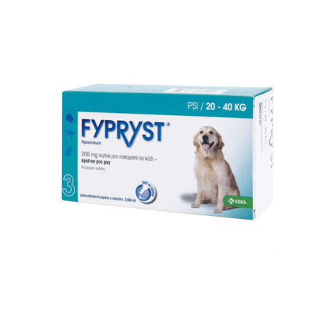 Fypryst Spot-on Dog L sol 1x2,68ml (20-40kg) 2 + 1 zdarma KRKA