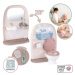 Záchod a koupelna pro panenky Toilets 2in1 Baby Nurse Smoby oboustranný s WC papírem a 3 doplňky