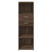 vidaXL Skříň highboard hnědý dub 40 x 42,5 x 124 cm kompozitní dřevo