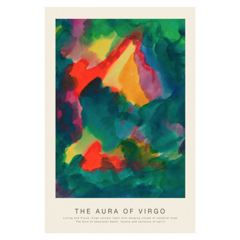 Obrazová reprodukce The Aura of Virgo (Astrology, Spirituality & Zodiac Series), 26.7 × 40 cm