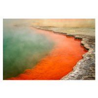 Fotografie Champagne Pool in Rotorua, pawopa3336, 40 × 26.7 cm