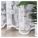 Dekorační vzorovaná záclona PETUNIA LONG bílá 200x250 cm (cena za 1 kus dlouhé záclony) MyBestHo