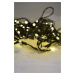 Solight LED venkovní vánoční řetěz, 100LED, 10m, 3m přívod, 8 funkcí, IP44, 3x AA, teplá bílá 1V