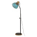 vidaXL Stojací lampa 25 W modrá patina 30 x 30 x 100–150 cm E27