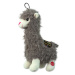 Hračka DOG FANTASY Stuffed Toy lama pískací mix barev 26 cm