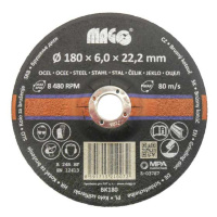 Kotouč brusný na kov 180 x 6 x 22,2 mm - MAGG BK180