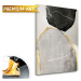 Obrazy na plátně - PREMIUM ART – Abstrakt Mlýnské kameny