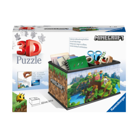 Puzzle 3D Úložná krabice Minecraft 216 dílků RAVENSBURGER