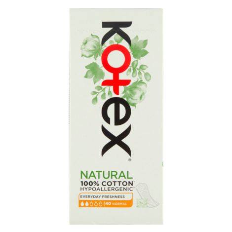 Kotex Natural normal slipové vložky 40 ks