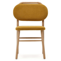 Jídelní židle v hořčicové barvě v sadě 2 ks Helda – Kave Home