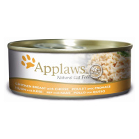 Applaws Cat kuřecí prsa a sýr, konzerva 156 g