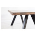 Jídelní stůl z masivu WALLIS NATURA - dub olej/lak 180×90 - dub lak