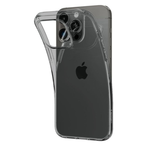 Spigen Crystal Flex silikonový kryt na iPhone 15 PRO MAX 6.7" Kouřově černý