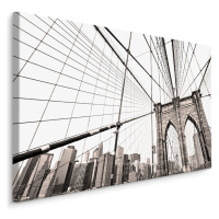 MyBestHome BOX Plátno Brooklynský Most, New York II. Varianta: 40x30