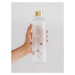 EQUA Mismatch DIY White 750 ml designová luxusní ekologická skleněná lahev na pití