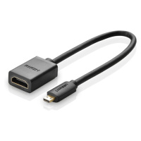 Ugreen cable Kabel adaptéru HDMI - micro HDMI 19 pin 20cm černý (20134)