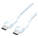 Vention USB 2.0 Type-C Male to Type-C Male 3A Cable 1M Blue Aluminum Alloy Type