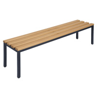 Wolf Šatnová lavice bez opěradla, bukové dřevěné lišty, délka 1500 mm