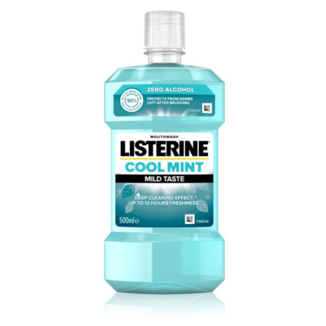 Listerine Cool Mint bez alcohol ústní voda, 500ml