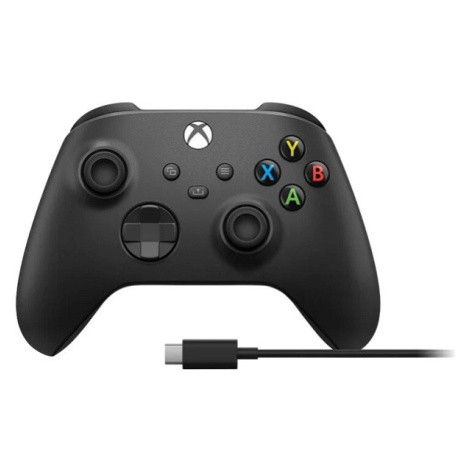 Xbox Wireless Controller černý + USB-C kabel Microsoft