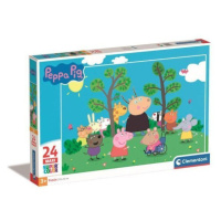 Clementoni Puzzle 24 dílků Maxi Peppa Pig