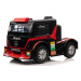 mamido Dětský elektrický kamion Mercedes Axor LCD červený