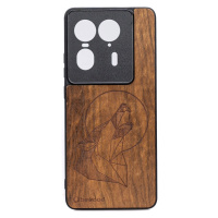 Dřevěné Pouzdro Bewood pro Motorola Edge 50 Ultra Vlk Imbuia