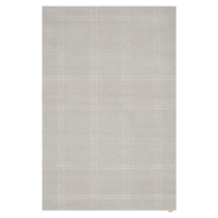 Krémový vlněný koberec 120x180 cm Calisia M Grid Prime – Agnella