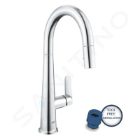 Grohe 30419000 - Dřezová baterie s výsuvnou sprškou, chrom