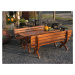 STRONG MASIV zahradní lavice dřevěná - 160cm