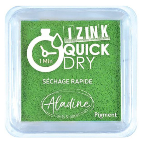 Razítkovací polštářek Izink Quick Dry, rychle schnoucí - zelená ALADINE